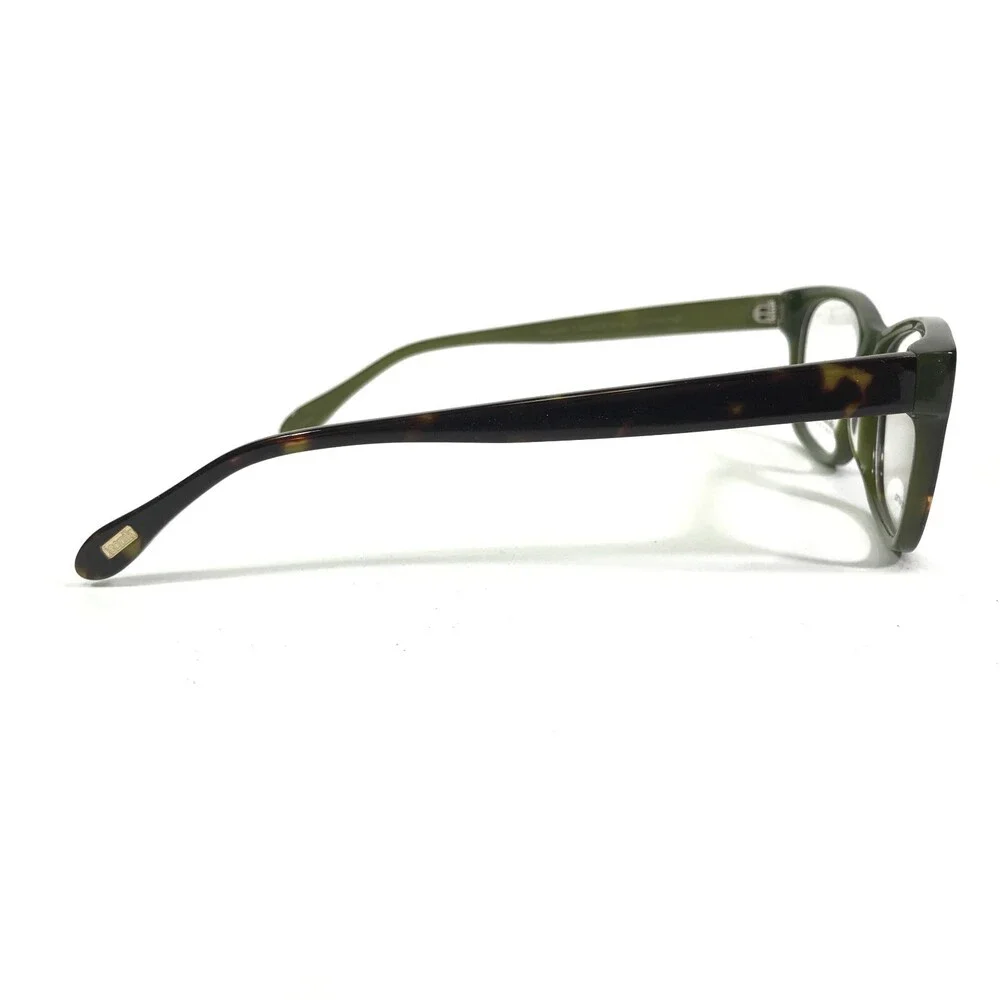 Iconik Eyeglasses Frames Annie C02 Green Tortoise Square Full Rim 53-17-140